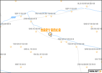 map of Marʼyanka