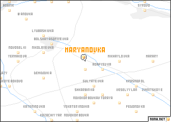 map of Marʼyanovka