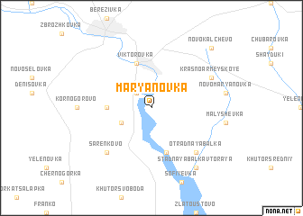 map of Marʼyanovka