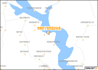 map of Marʼyanovka