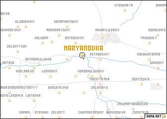 map of Marʼyanovka