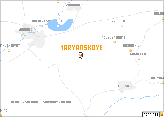 map of Marʼyanskoye