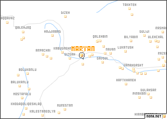 map of Maryān