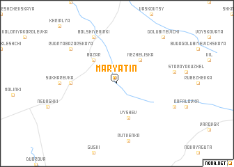 map of Marʼyatin