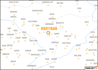 map of Maryāwa