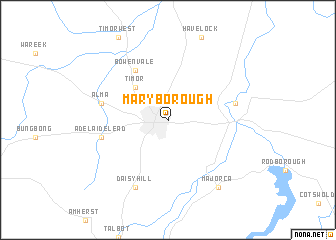 map of Maryborough