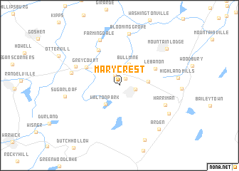 map of Marycrest
