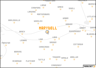 map of Marydell