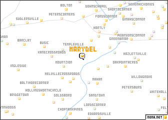 map of Marydel