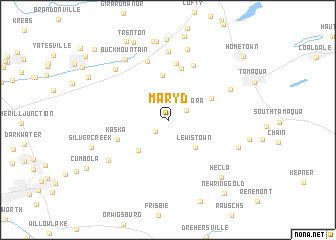 map of Maryd