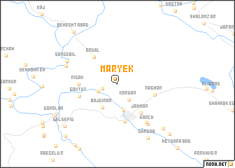 map of Maryek