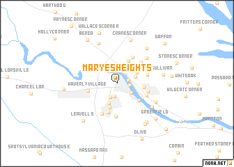 map of Maryes Heights