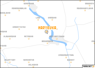 map of Marʼyevka