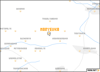 map of Marʼyevka