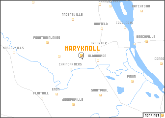 map of Maryknoll