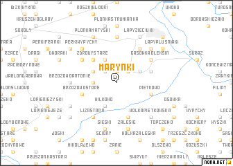 map of Marynki