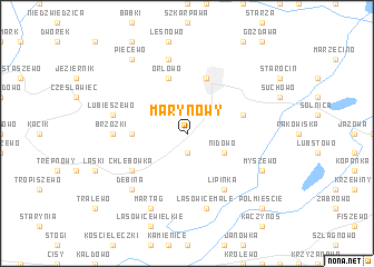 map of Marynowy