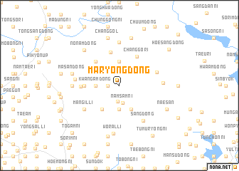 map of Maryong-dong