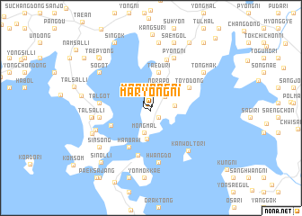 map of Maryong-ni