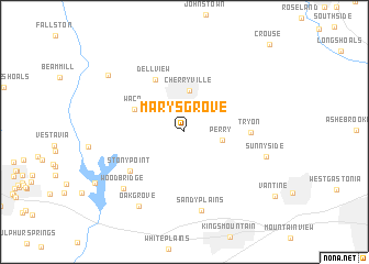 map of Marys Grove