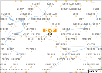 map of Marysin