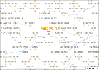 map of Marysin