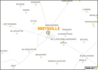 map of Marysville