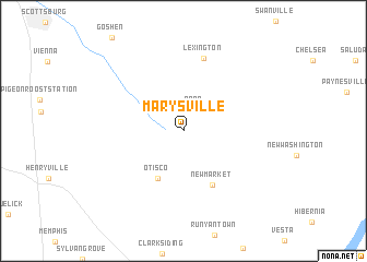 map of Marysville