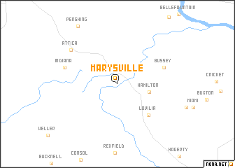 map of Marysville
