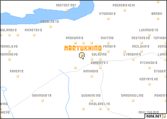 map of Maryukhino
