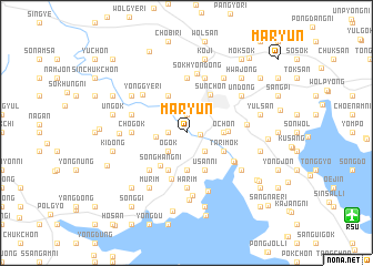 map of Maryun