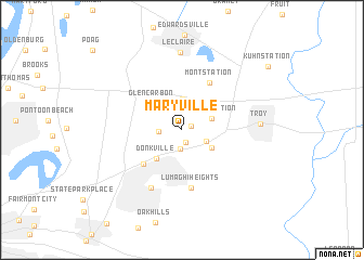 map of Maryville