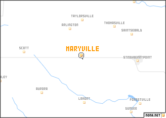 map of Maryville