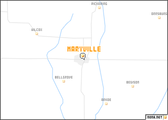 map of Maryville