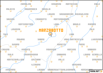 map of Marzabotto