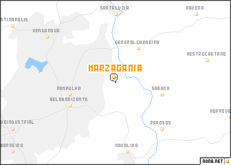 map of Marzagânia