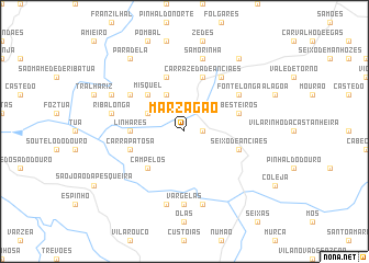 map of Marzagão