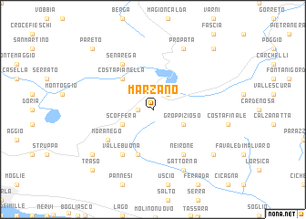 map of Marzano