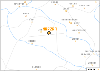 map of Marzan