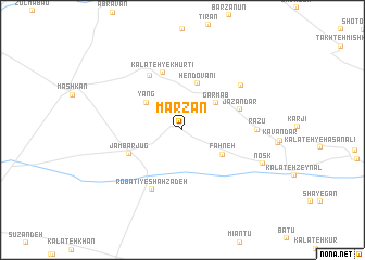 map of Marzān