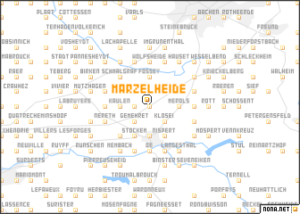 map of Marzelheide