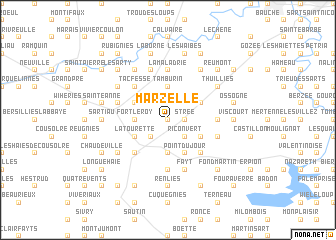 map of Marzelle