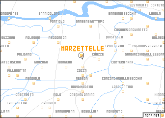 map of Marzettelle