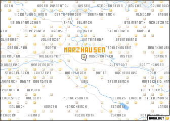 map of Marzhausen