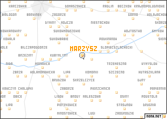 map of Marzysz