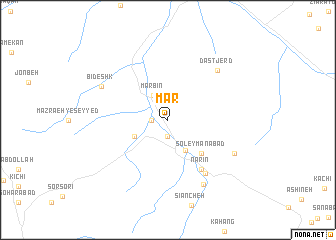 map of Mār