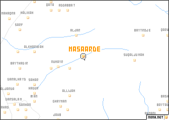 map of Masaarde