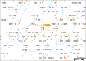 map of Masabong