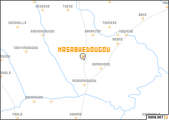 map of Masabwédougou