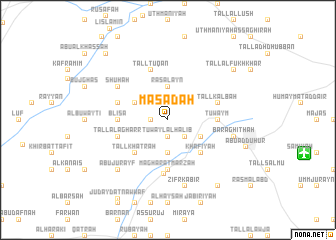 map of Mas‘adah